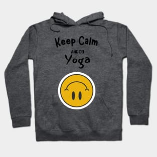 Keep Calm yoga design Hoodie